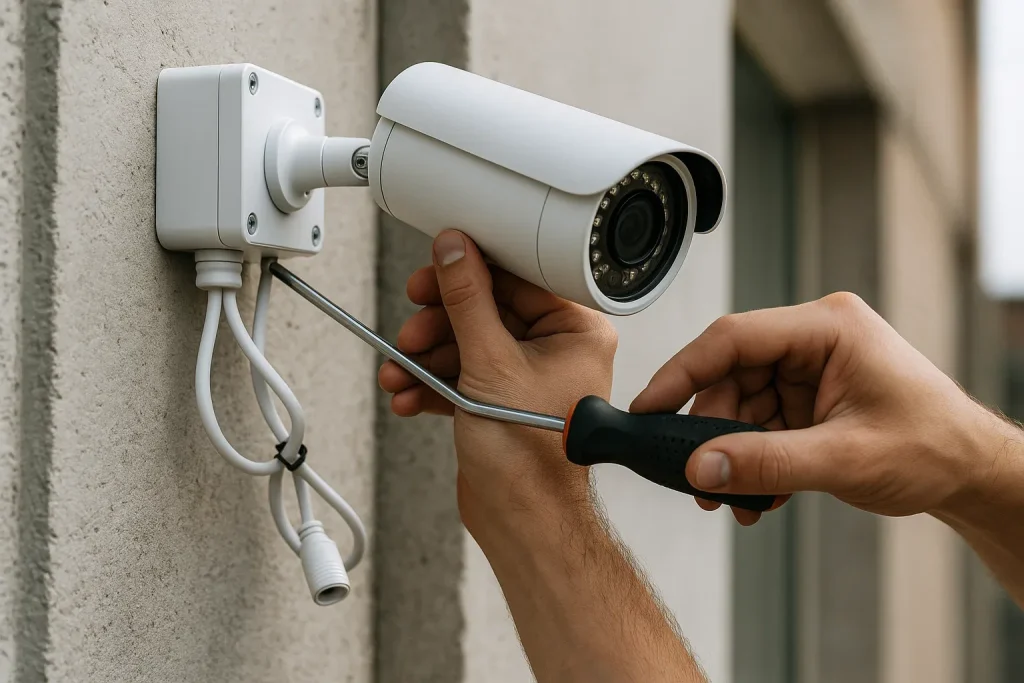 نصب دوربین مدار بسته حرفه‌ای